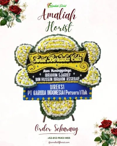 Papan Bunga Duka di Mulyoharjo