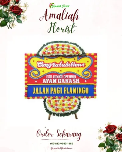 Bunga Papan Congratulation di Mulyoharjo